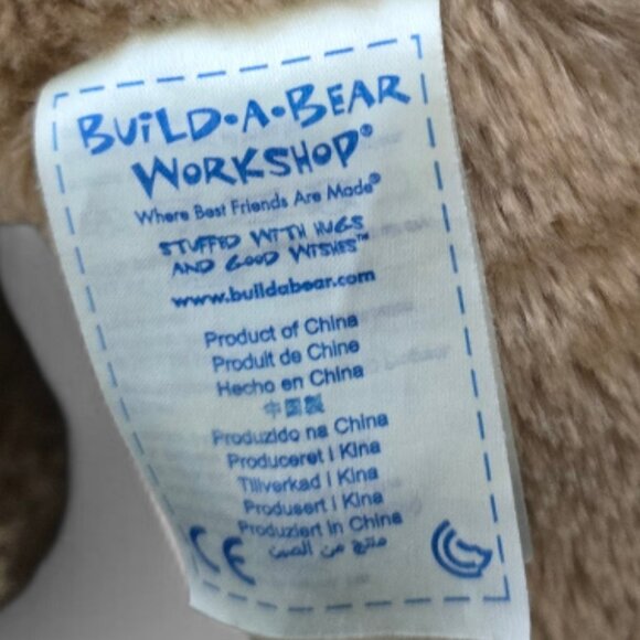 Build-A-Bear Brown Puppy Dog Plush Stuffed Animal – 16" Soft Cuddly Toy - Picture 8 of 9